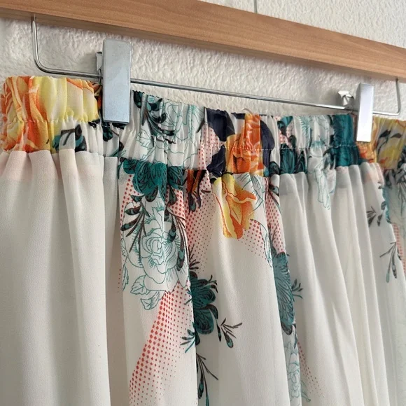 Afibii floral print maxi skirt Large - Picture 9 of 16